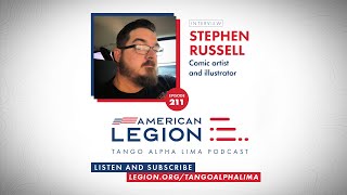 SE5-EP211 Tango Alpha Lima: Comic artist and illustrator Stephen Russell