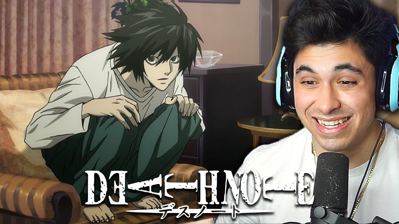 Death Note E6 L FINALLY REVEALED | Death Note - E6 - REACTION - YouTube