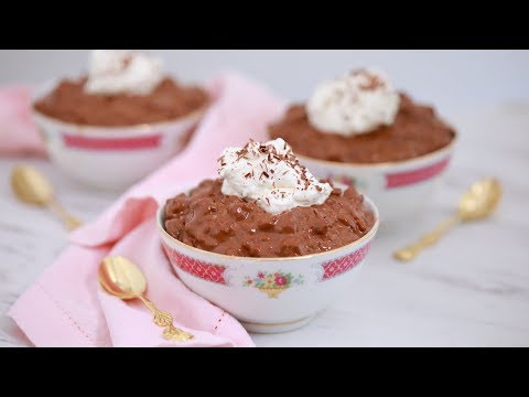 Simple Chocolate Rice Pudding with Gemma Stafford of BiggerBolderBaking.com