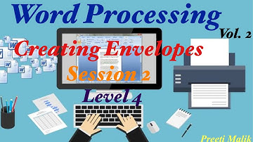 Creating Envelopes(Session 2)12th Class