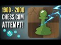 First Speedrun Attempt on Chess.com + Shocking Traps (From 1900 to 2000)