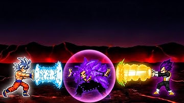 So Close😱 | Goku MUI DBFZ OP V2 & Vegeta Ultra Ego (Old) VS Ghost (all form) in Jump Force Mugen