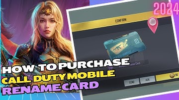 How To Get Free Rename Card In COD MOBILE - No COD POINTS (CP) Required - CODM Tips & Tricks #codm