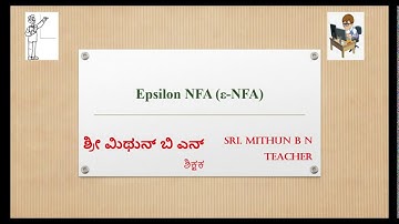 Epsilon NFA and Epsilon Closure by Mithun B N