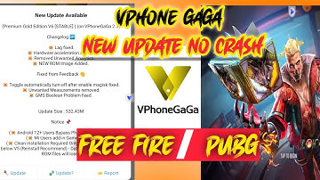 FREE FIRE Crash Fix 100%/ Working Vphone Gaga/No CRASH virtual