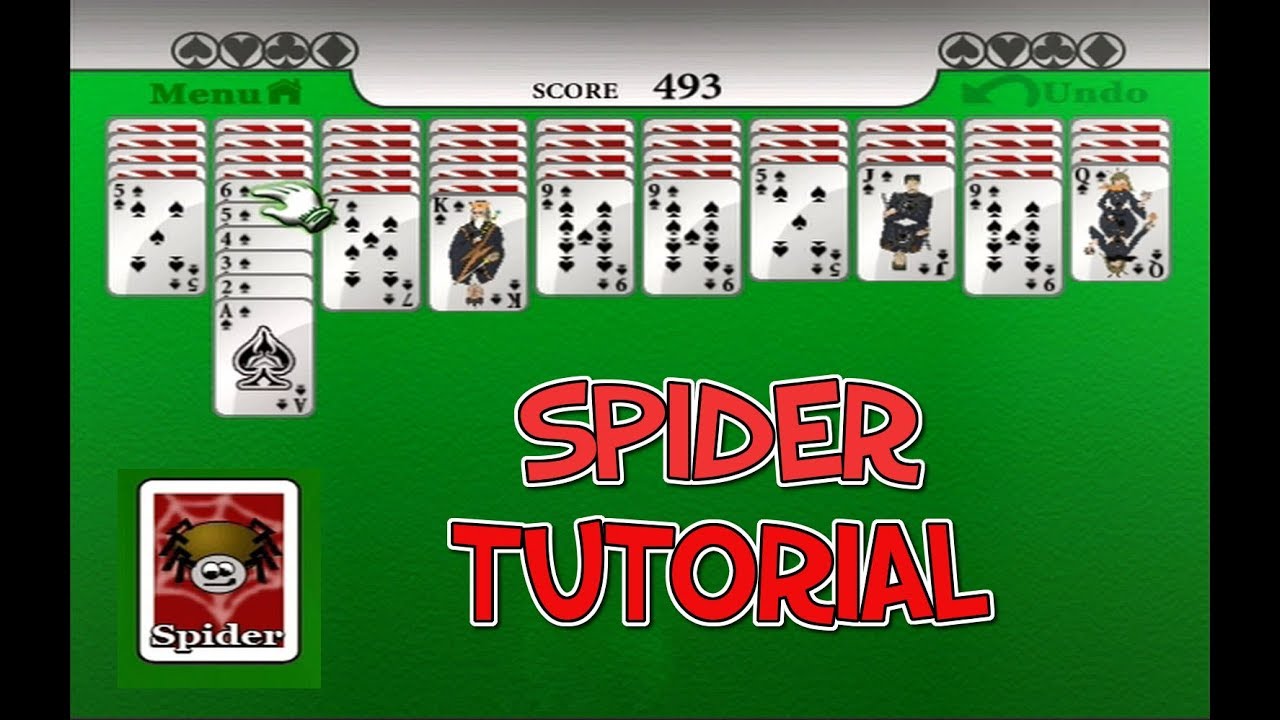 5in1 Solitaire [WiiWare] Spider Solitaire Tutorial YouTube