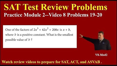 SAT Prep V8 Mod 2 Problems 19-20 Short #math #xintercept #yintercept #slopeinterceptform #function