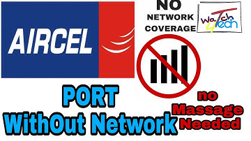 aircel port number without network