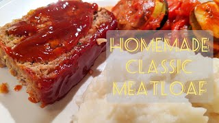 Low sodium homemade classic meatloaf ...