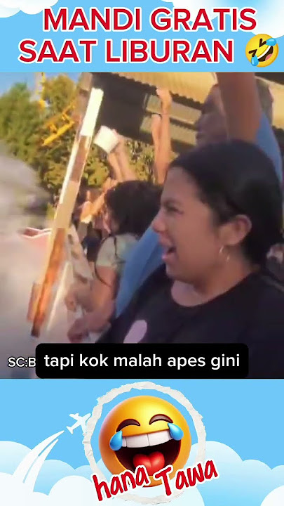 Itung itung mandi gratis, 🤣 #viralvideo #lucu