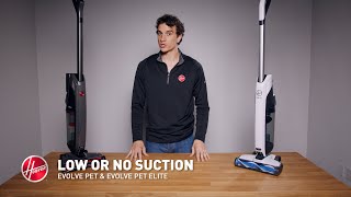 Evolve Family - Troubleshooting Suction Issues