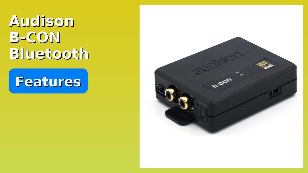 REVIEW (2026): Audison B-CON Bluetooth Receiver. Features. - YouTube