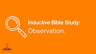 How to Engage in Effective Observation of Biblical Texts | How to Study the Bible Series