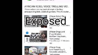 Exposing african rebel hacker in omegle and other games