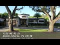 Home in Miami Shores Florida | Luxury Single Family Real Estate Video | Tony Tur Photography
