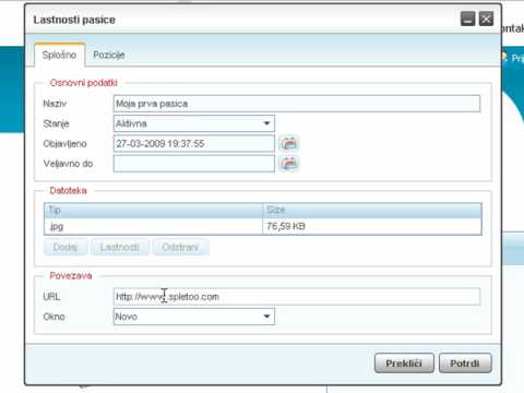 Video: Kako Postaviti Pasico Na Spletno Stran