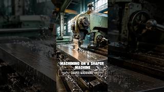 This machine actually “planes” metal#machinetools #manufacturing #engineering #cncmachining
