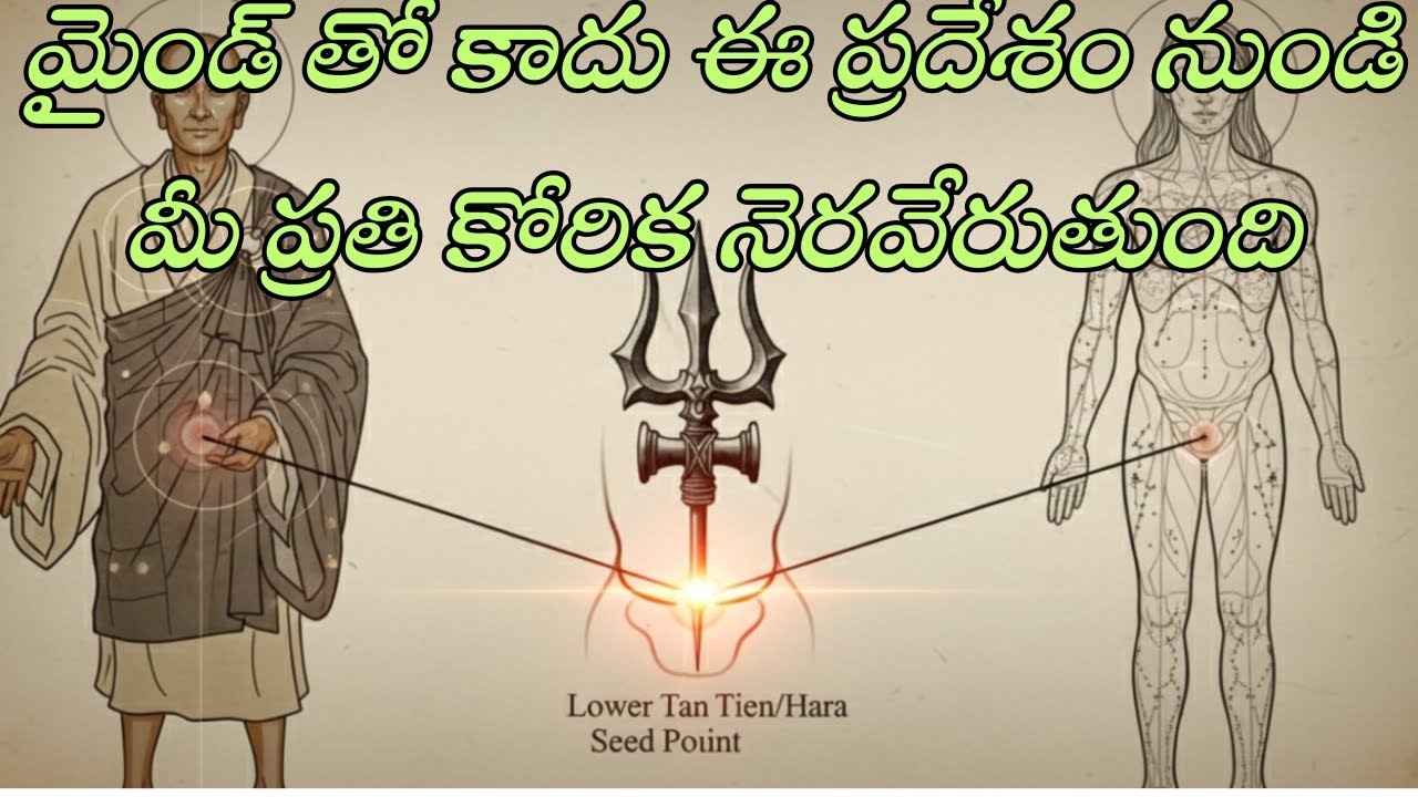 మైండ్ తో కాదు | ఈ ప్రదేశం నుండి మీ ప్రతి కోరిక నెరవేరుతుంది | Spiritual Secret