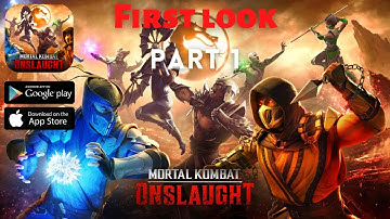 Mortal Kombat Onslaught Gameplay Part 1 - Chapter 1 - Battle 1-3 (Android/IOS)