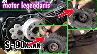 Honda S 90 motorbike is a legendary motorbike = jumping clutch #agm logic