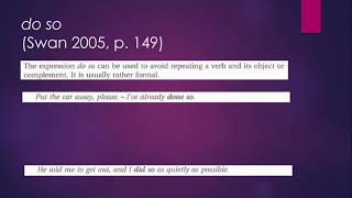 Ellipsis, Reference and Substition Words- Ready for Advanced p 62