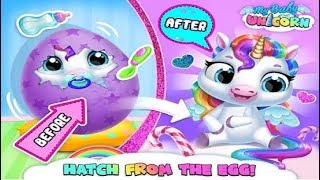 My Baby Unicorn - Cute Rainbow Pet Care & Dress Up Android Gameplay HD | Games for Kids screenshot 5