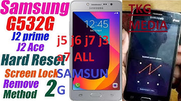 Samsung G532f Hard Reset  Remove PatternPinPassword Lock Solution