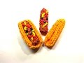 3-D Happy Hot Dog Tutorial by feelinspiffy (Rainbow Loom)