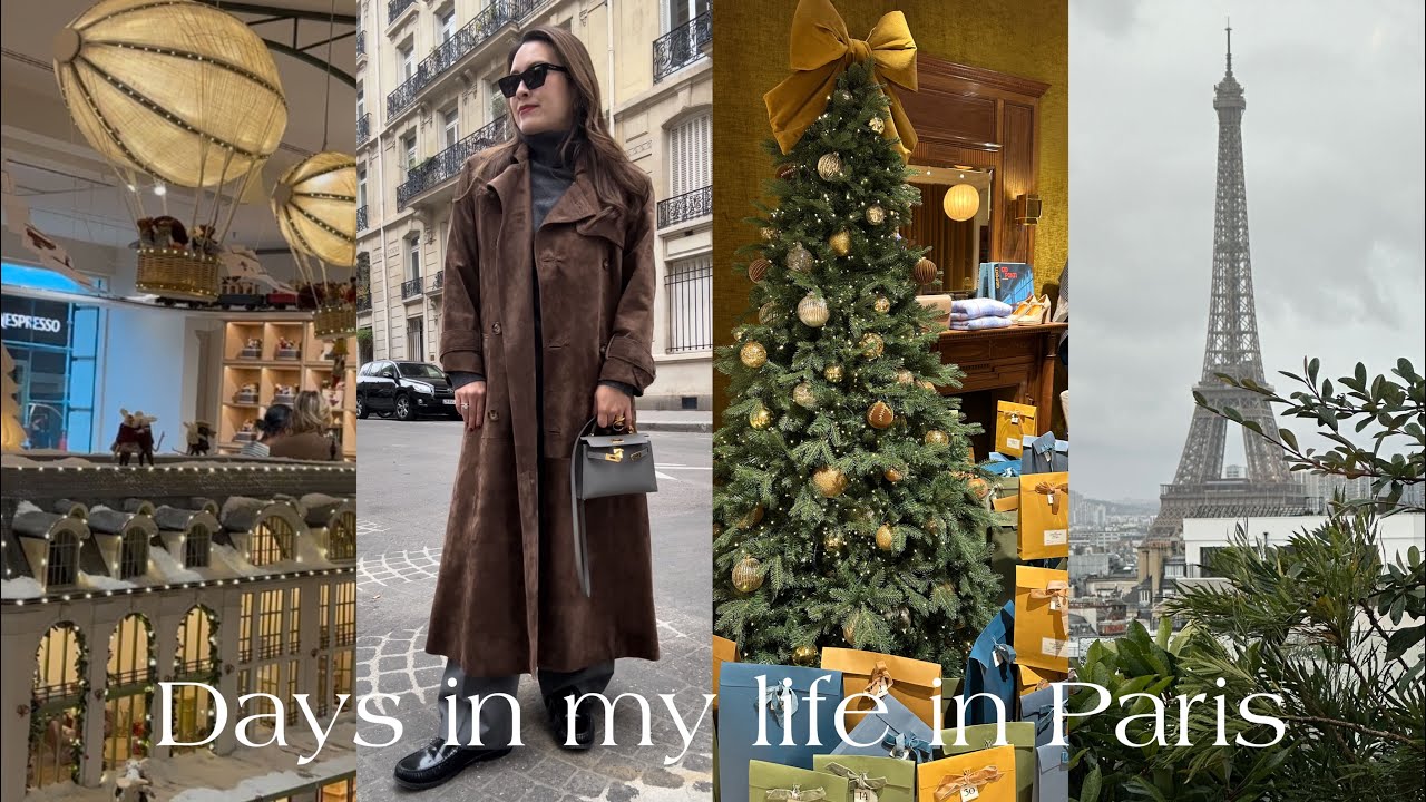 【Paris vlog】パリ生活🇫🇷bio marche/restaurant/cafe/ootd✨