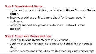 How to Check Verizon Network Status in My Verizon App - Outage and Coverage Check Guide