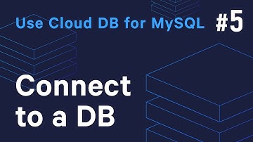 [Guide to Getting Started] Use Cloud DB for MySQL - #5 Connect to a DB