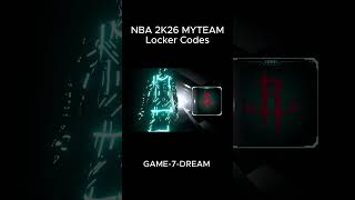 NBA 2K26 MYTEAM 總決賽G7代碼 G.O.A.T 大夢 Locker Code