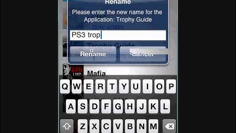 IpodTouch How to change the name of apps
