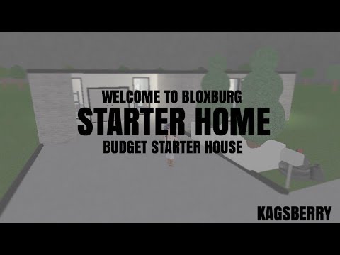 Welcome To Bloxburg Speed Build Modern Starter Home 10k - roblox welcome to bloxburg starter house