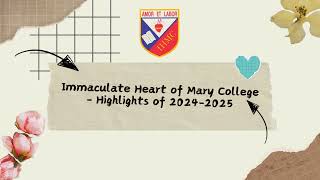 Publication Date: 2026-08-01 | Video Title: 聖母無玷聖心書院 2024/2025學年活動精華 Immac