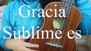 Miniatura de "Evan Craft: Gracia Sublime es Ukulele tutorial - Ukulevita"