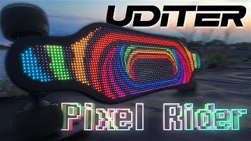 ONE & ONLY LED Screen Electric Skateboard | Meet UDITER Pixel Rider 