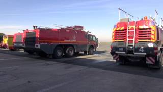 Les pompiers de l'aéroport Roissy-CDG