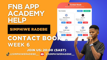 (Week 6) FNB App Academy Help - Day 16
