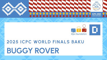 ICPC WF Baku Solution Video: Problem D - Buggy Rover