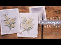 Watercolor Flower TWO WAYS!! Painted Mimosa Tutorial