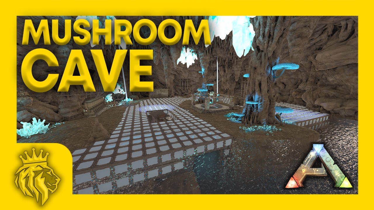 Ragnarok Mushroom Cave Full Pvp Base Design For Official Ark Survival Evolved Youtube