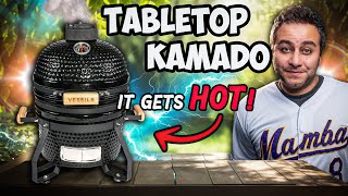 This Tabletop Kamado Charcoal Grill Surprised Me! 🔥 VESSILS POCO 13 Review
