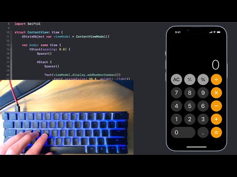 ASMR Programming - iPhone Calculator - No Talking (iOS, SwiftUI, Xcode)