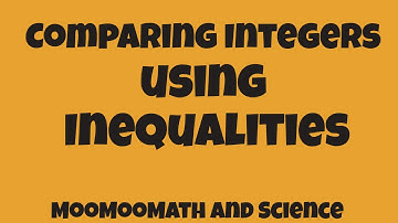Comparing Integers using inequalities