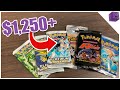 VALUE PULLED?!?! Opening $1,250 Of VINTAGE Pokemon Packs!