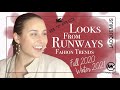 F 20 W 21 Fashion Trends. Recreating runway looks from Etro, Michael Kors, and Jacquemus shows.