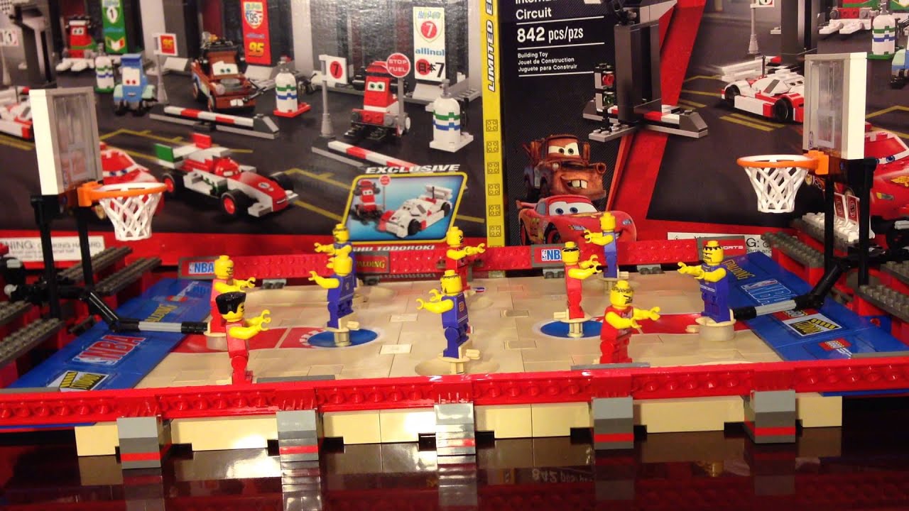 Lego Sports Basketball Game NBA set 3432 TMBB vs BrickTsar - YouTube
