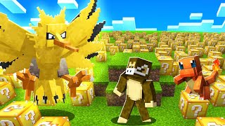 I Opened 100 LUCKY BLOCKS in Minecraft Cobblemon!