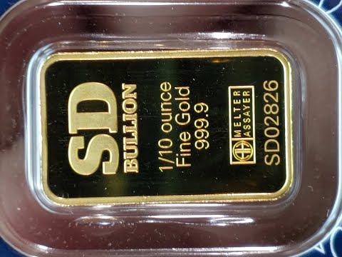 SD Bullion Black Friday unboxing gold bar.  They knocked it out of park.  Wow.  Must Watch #gold